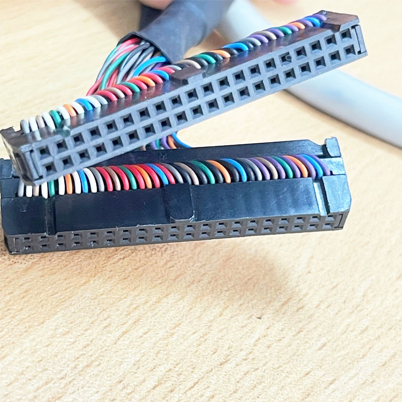 Cáp MF40-1-PX01 Module Adapter Cable IDC 40 Pin Pitch 2.54 Female to Female Dài 1M For PLC LS XGB Terminal PCB Breakout Board