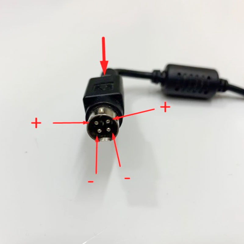 Adapter DELTA MDS-060AAS24 B 24V 2.5A DC Connector Size 4 Pin Mini Din 10mm