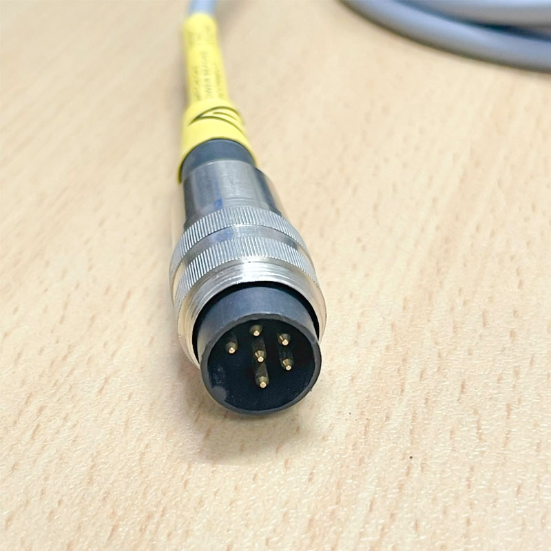 Cáp AISG Connector M16 6 Pin Male A-coded to LEMO 5 Pin Male Dài 7M 22ft Connection Cable