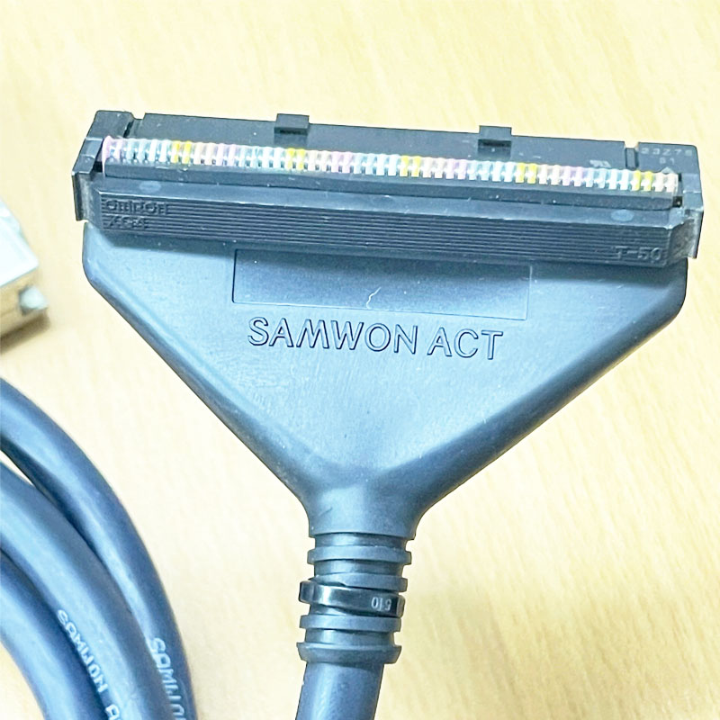 Cáp SAMWON ACT MR-J2M-CN1TBL3M Dài 3M Cable SCSI I/O Signal MDR 50 Pin Male to 50 Pin IDC FC 2*25 Pitch 2.54mm For Servo Drive Terminal PCB Breakout Board