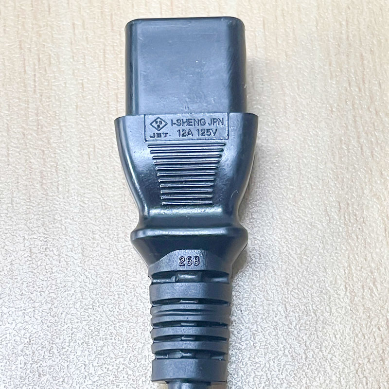 Dây Nguồn I-SHENG SP-301 IS-14 NEMA 5-15P to C13 AC Power Cord 12A 125V 3x1.25mm² 16AWG Length 2.5M