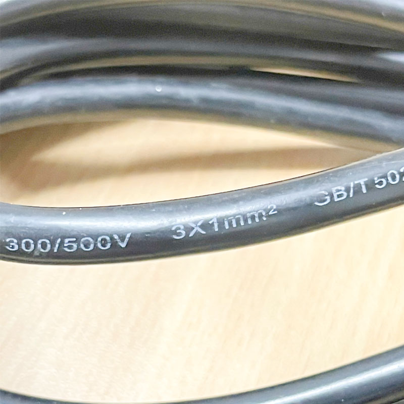 Dây Nguồn 3 Chân Chéo Chuẩn China & Australia GB2099 to C13 10A 250V 3x1.0mm² 300/500V A090674 IEC 53(RVV) Dài 3M For Computer, Switch L2 L3, Cisco Firewall