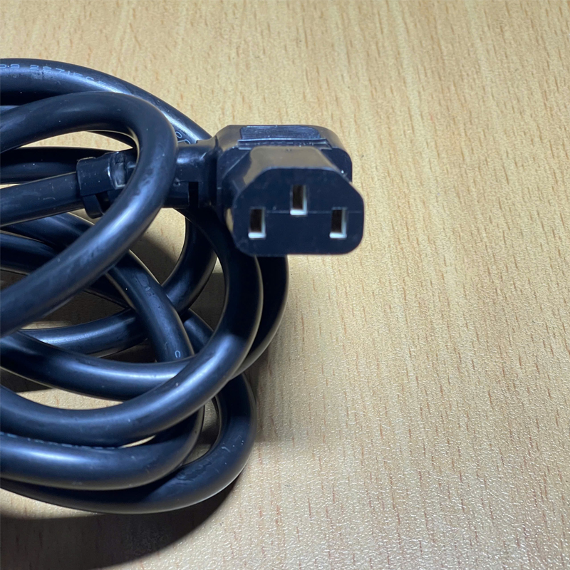 Dây nguồn Chuẩn 3 Chân Chéo Tam Giác AC Power Cord GB2099 to C13 Vuông Góc Chữ L KAWASAKI KP-722 KS-31AY 10A 250V 3x1.0mm Dài 3M
