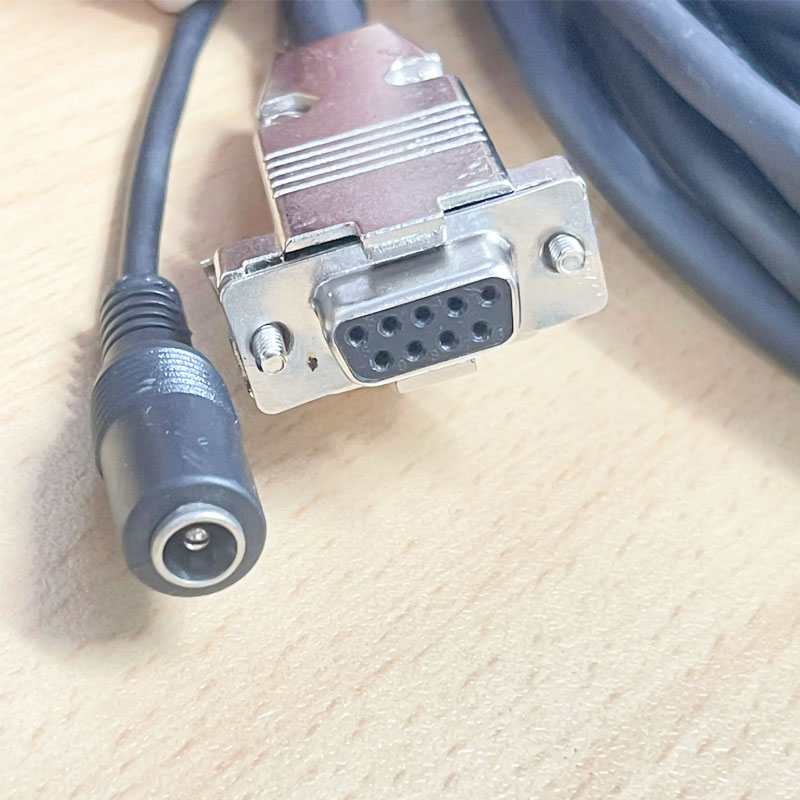 Cáp M12 12 Pin Hirose HR10A-10P-12S Female & USB2.0 to RS23 DB9 Female Cable Dài 10M For Microscope Camera Controller Box and Industrial Digital Camera