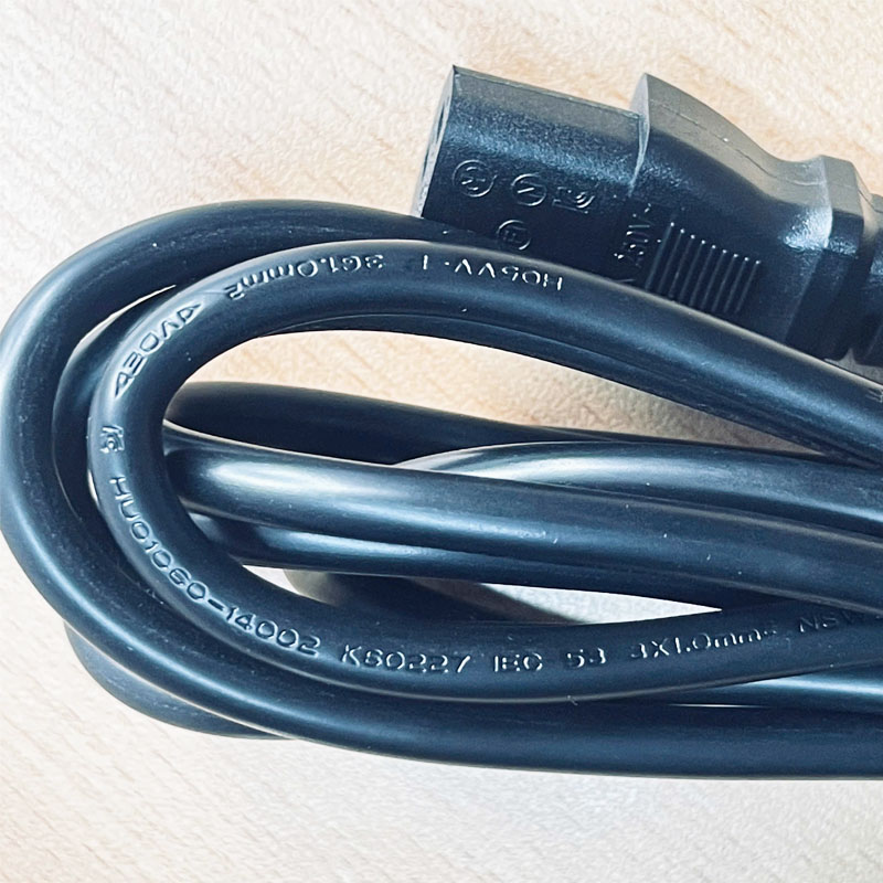 Dây Nguồn 3 Chân Dẹt Chéo Tam Giác AC Power Cord Australia CBL-3W1-AU Shenzhen G-CINDA GXD-006 NSW26816 Power Cord Australia & China to IEC60320 IEC C13 10A 250V 3x1.0mm Dài 3M