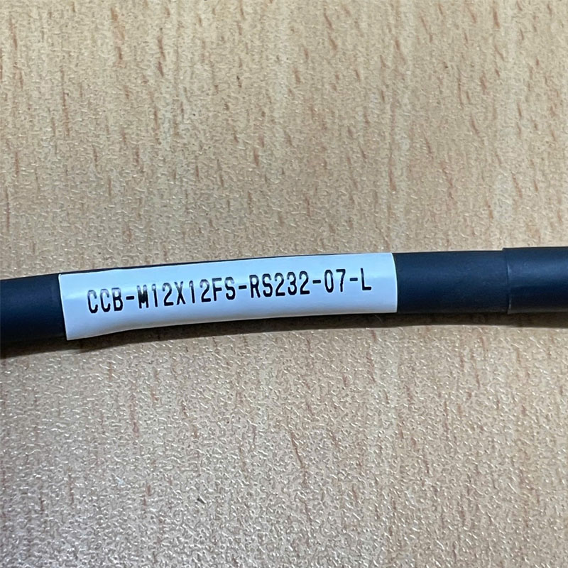 Cáp Original Cognex CCB-M12X12FS-RS232-07-L I/O & Power Dài 7M Cable M12 12 Pin A-Code Female Connector to 12 Core Flying Leads For Camera Cognex 5000 Series Vision System