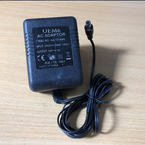 Chuyển nguồn AC To AC 12V 1A AA-121ABN Connector Size 5.5mm x 2.1mm
