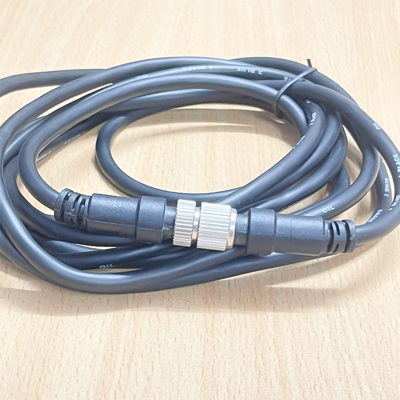 Cáp Original M12 Male A-Code 4 Pin Male to Female Straight Extension Cable Connector Dài 3M