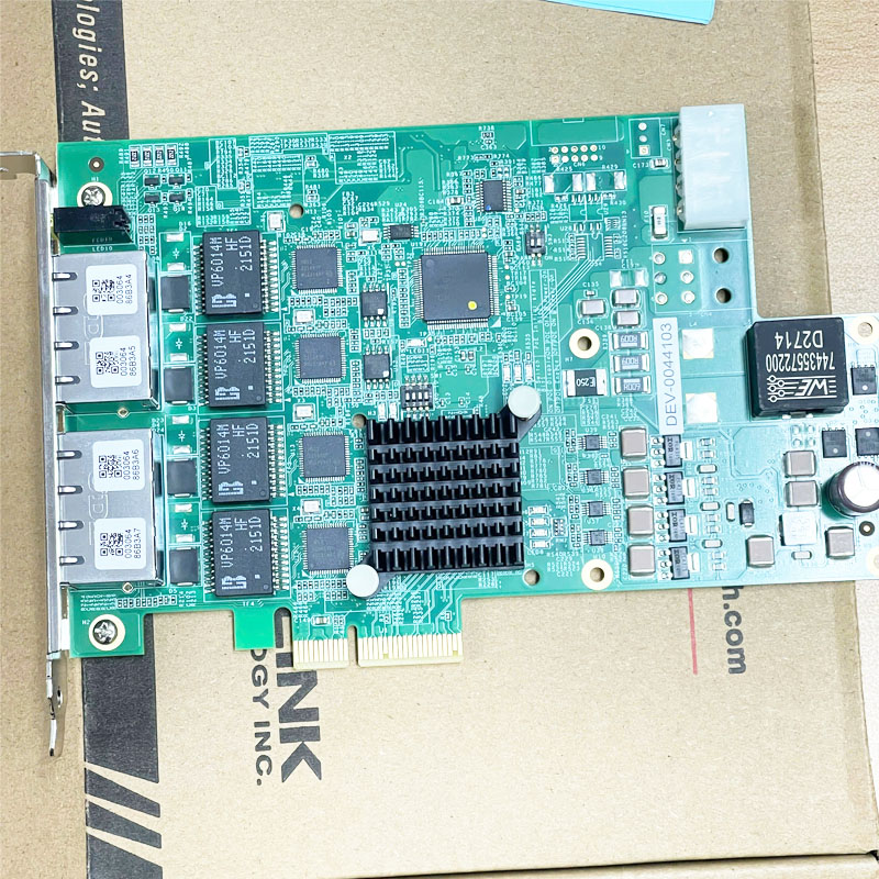Card Mạng ADLINK PCIe-GIE74P 51-18531-0A20 Video Modules 4-CH PCI Express X 4 Gen2 GigE Grabber with total PoE Power up to 60W with PoE Power.