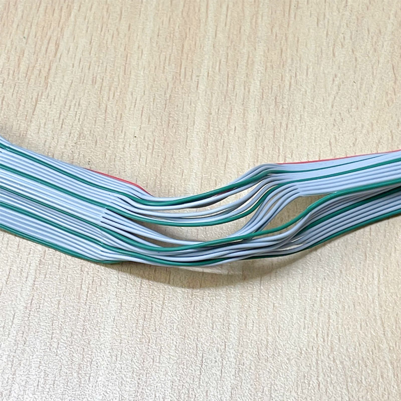 Cáp Bẹ Nhiều Màu 26 Pin 2.54mm Pitch 2x13P 26 Wire IDC Flat Rainbow Ribbon Cable Dài 25Cm