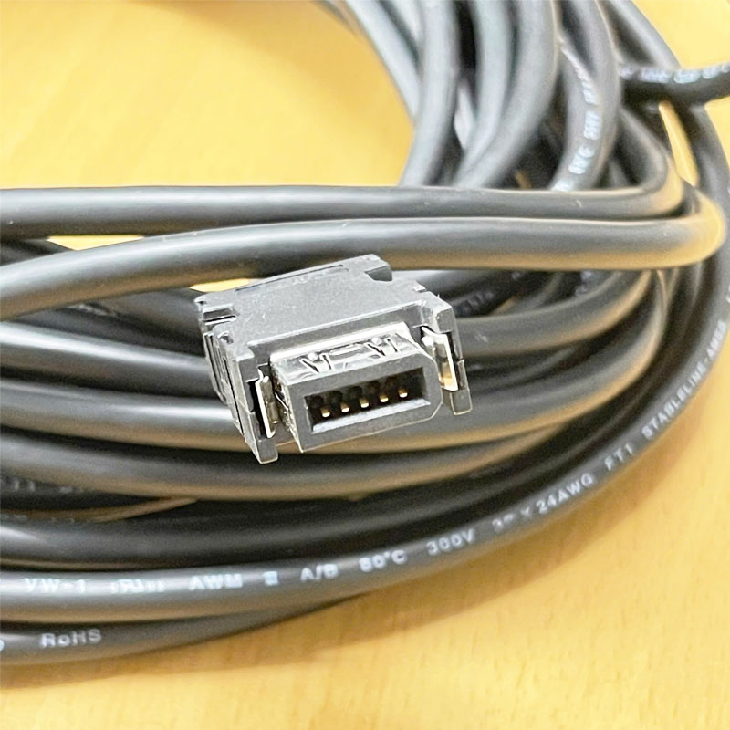 Cáp điều khiển X2-8 ENC EX Dài 15M Cable DB15 Pin D-Sub Male Metal to SM-10P 10 Pin Plug Cable 2464 E52853VN-3 VW-1 AWM II A/B  80°C 300V 3P X 24AWG FT1 STABLELINE-AMSB LS Cable RoHS