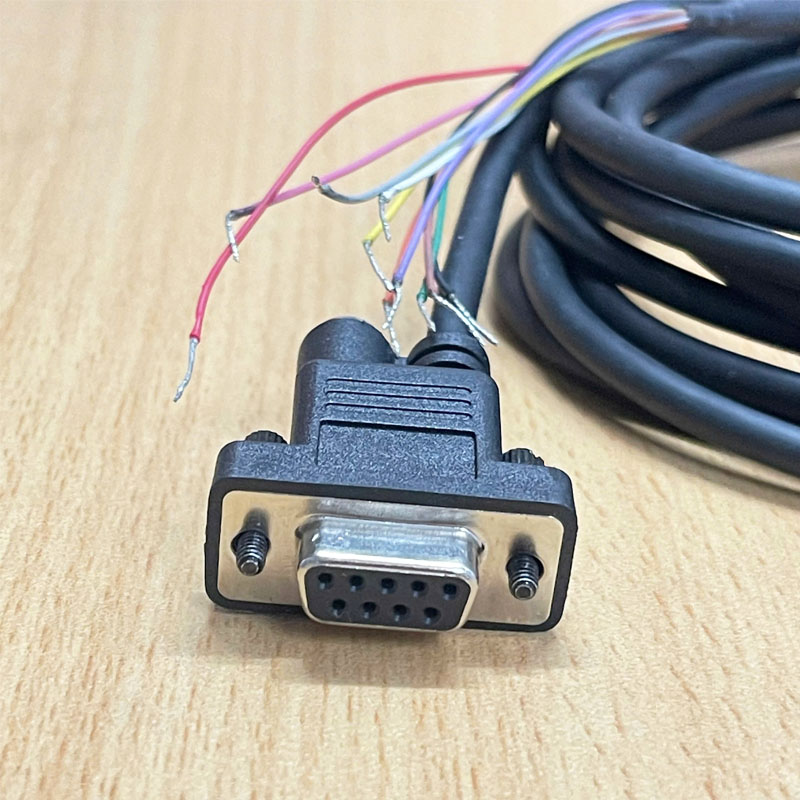 Cáp Power I/O M12 17-pin A-Coded Female to 10 Core Flying Lead Cable ...