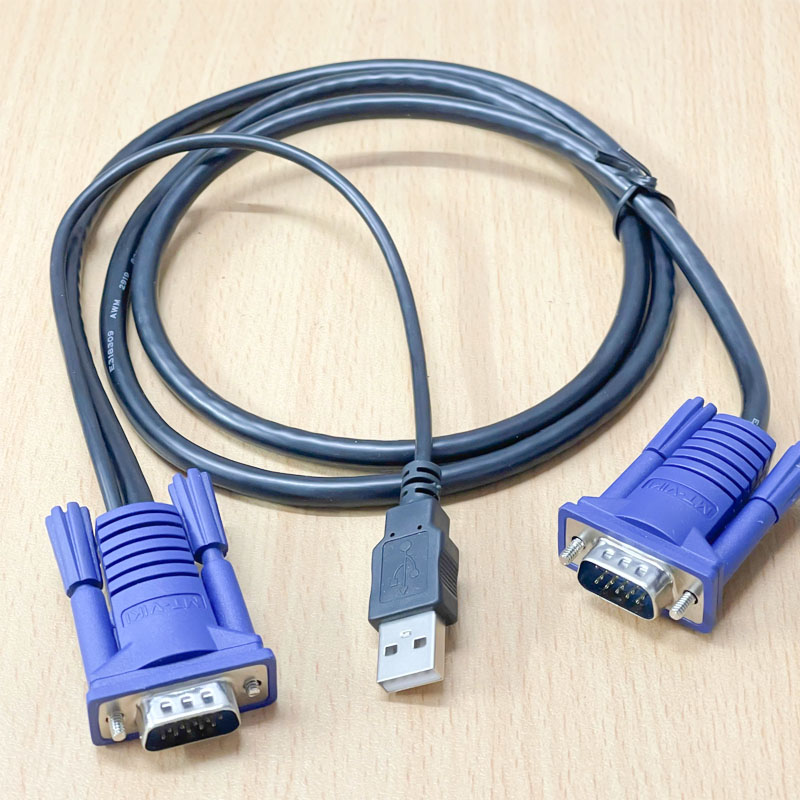 Cáp Điều Khiển 2-in-1 VGA/USB KVM Switch Cable 1.2M For USB KVM Switch VGA