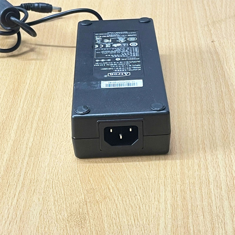 Adapter Original Atron CAD120241 24V 5A 120W IEC C14 Connector Size 5.5mm x 2.1mm