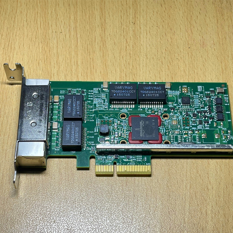 Card Mạng Dell Broadcom BCM95719A1904G Quad 4 Port Lan Gigabit Ethernet Dell Broadcom 5719 Quad Port 1Gb RJ45 Low Profile