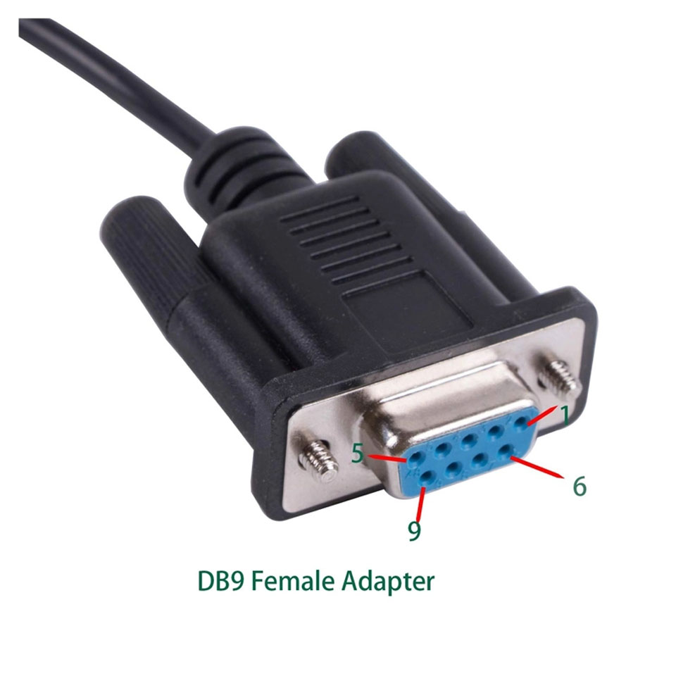 Cáp Điều Khiển APC 940-0144A Serial Console Cable RJ12 Male to RS232 DB9 Female For APC Rack PDU AP7900 AP7901 AP7902 AP7930 AP7932 AP7940 AP7941 Switches Length 3M