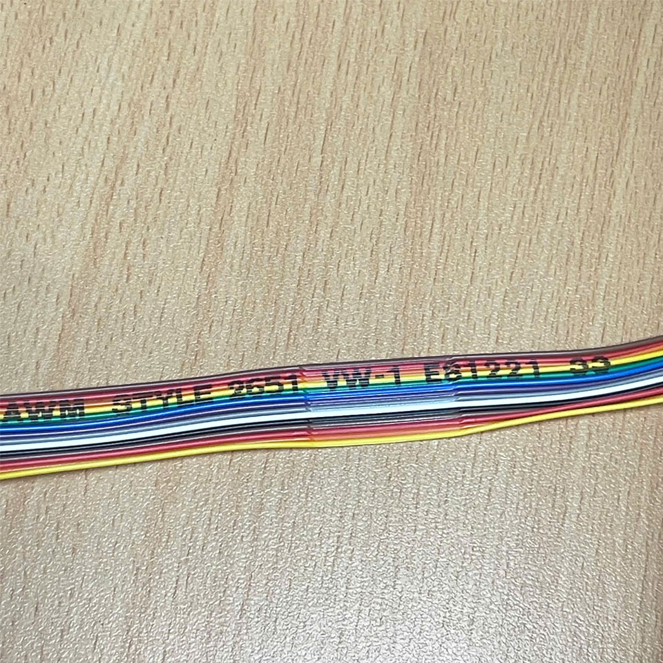 Cáp Ruy Băng IDC 14 Pin 2.54mm Pitch Female to Female Cùng Chiều Cable 10 Color 14-Pins IDC Ribbon For JTAG Programmable Controller Length 1M