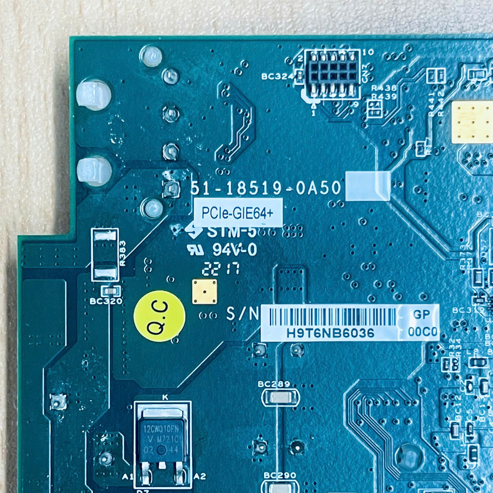 Card Mạng ADLINK 51-18519-0A40 PCIe-GIE64+ PCIe 4-Channel Frame Grabber Card LAN Intel(R) 82574L Gigabit Ethernet Controller Camera Capture Card For Basler Industrial GigE Camera