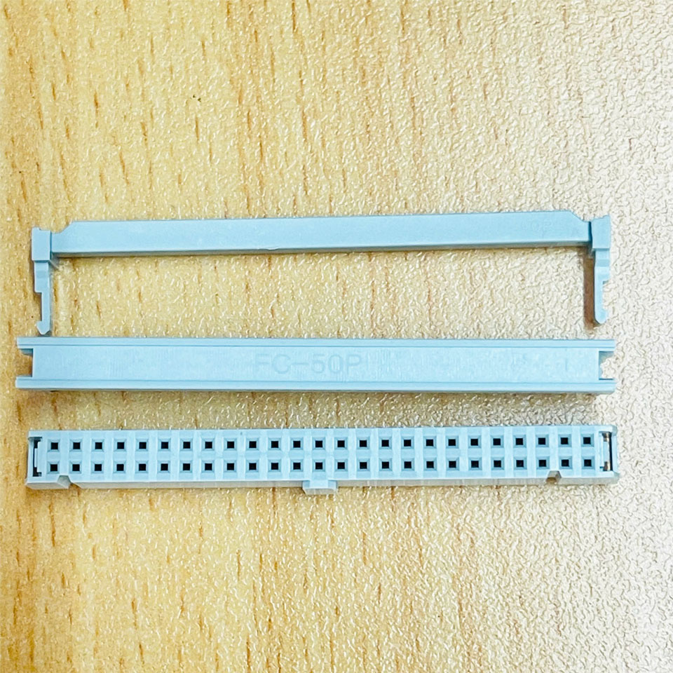 Đầu Bấm 50-Way IDC FC-50P Connector Socket 50 Pin IDC Female Pitch 2.54mm For Cable Flat Ribbon 50 Pin 63.5mm Width Mount 2-Row