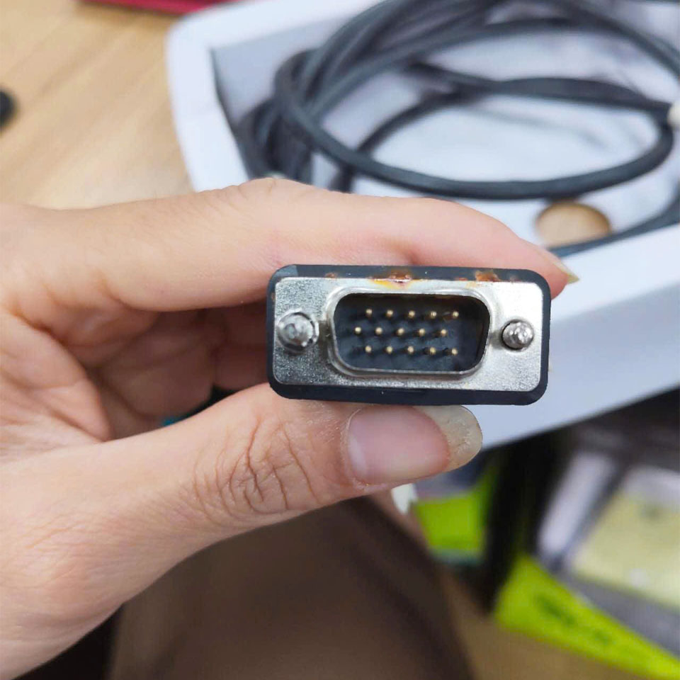 Cáp Mã Hóa Servo Invt DBEL-06-05-C0-0400 Cable GX16 9 Pin Female to DB15 VGA Male Length 5M For DA200-0.4KW..0.75KW Series AC Servo System