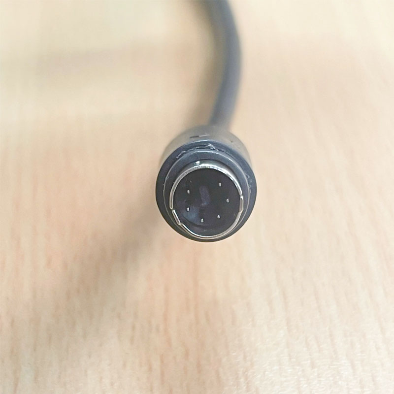 Cáp Lập Trình PLC LS XBM-DR16S Electric XGB Series Programming Cable PMC-310S PC to PLC RS232C 6 Pin Mini DIN Male to DB9 Female Black Length 1.8M