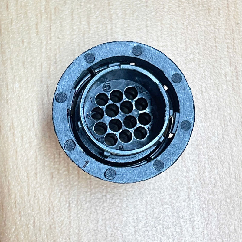 Đầu Jack Smema Connector 206044-1 Male 14 Pin For Connecting Machine Signals In The Production Line, Linking System Signals.