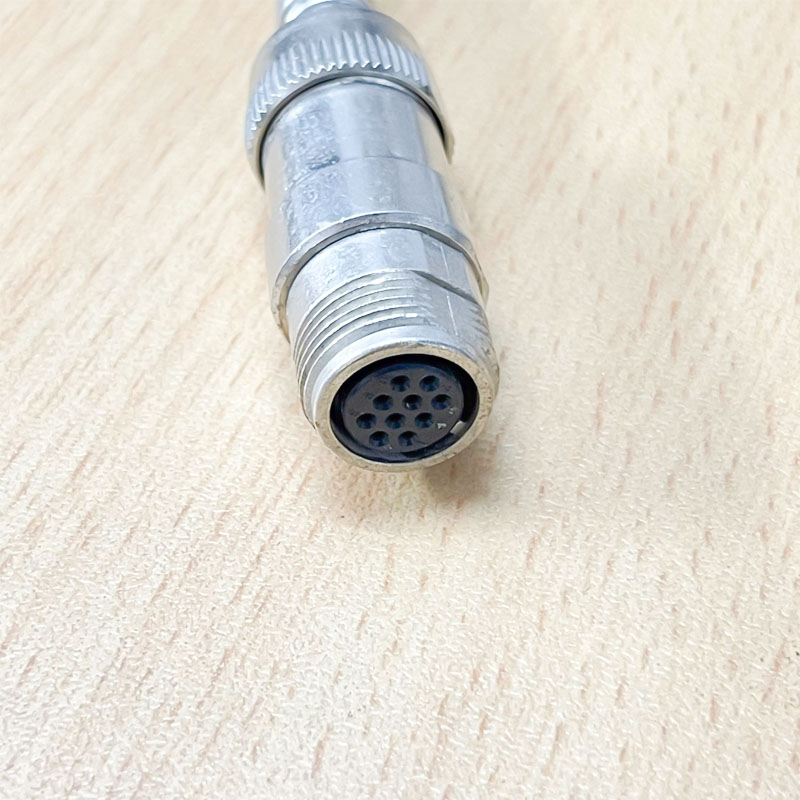 Đầu Nối Nam Châm Connector 9 Pin to RS232 DB9 Male Sony CH04-07CT01 Magnescale Hàng Original Đã Qua Sử Dụng