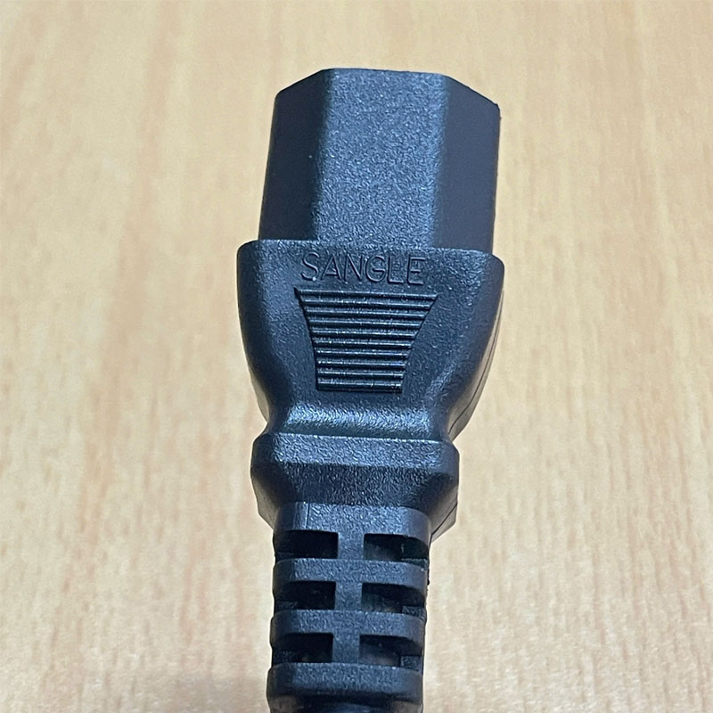 Dây Nguồn 3 Chân 2 Dẹt 1 Tròn Có Tiếp Địa NEMA 5-15P SANGLE E205766 DTII-3P-11 DTII-3P-04 to IEC 60320 C13 Power Cord 15A 125V 3x0.824mm² Length 2M For Thiết Bị Y Tế