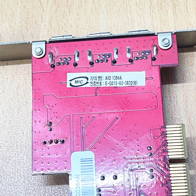 Card PCI 4X to 3 Port 1394a 6 Pin FireWire AIO 1394A E-G015-03-3B32(B) G101TI-00A For Camera Cognex industrial