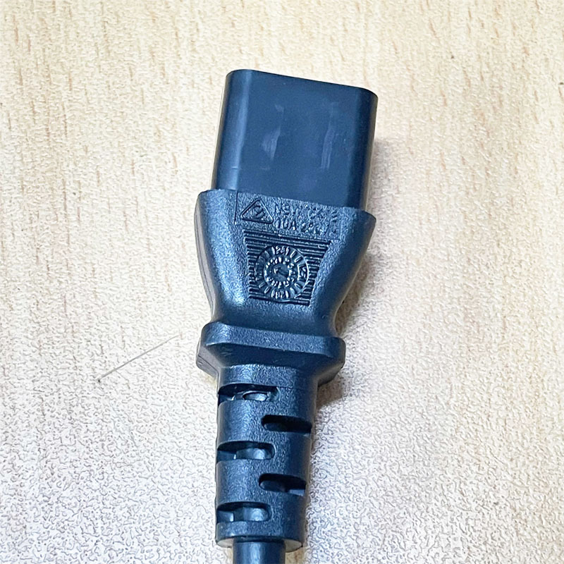 Dây Nguồn WELL SHIN WS-015 WS-002 Australia & China Chuẩn 3 Chân Chéo Tam Giác AC Power Cord GB2099 to C13 10A 250V 18AWG 3x1.0mm² OD 7.3mm in Taiwan Length 1.8M