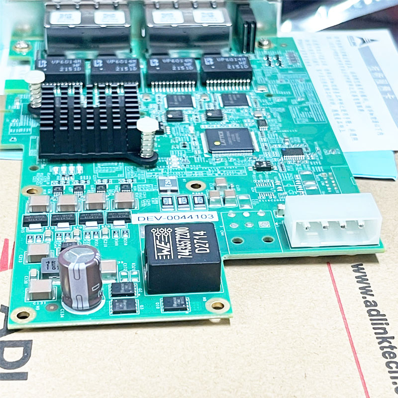 Card Mạng ADLINK PCIe-GIE74P 51-18531-0A20 Video Modules 4-CH PCI Express X 4 Gen2 GigE Grabber with total PoE Power up to 60W with PoE Power.