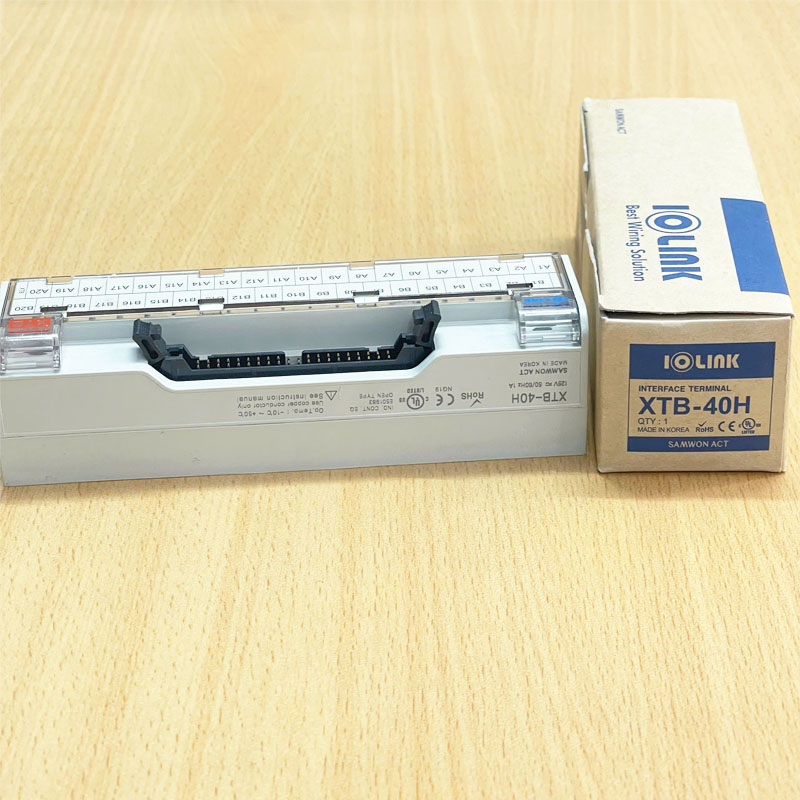 Cầu Đấu Original IOLINK XTB-40H 125V 50/60Hz 1A IDC 40 Pin Interface Terminal Block in Korea