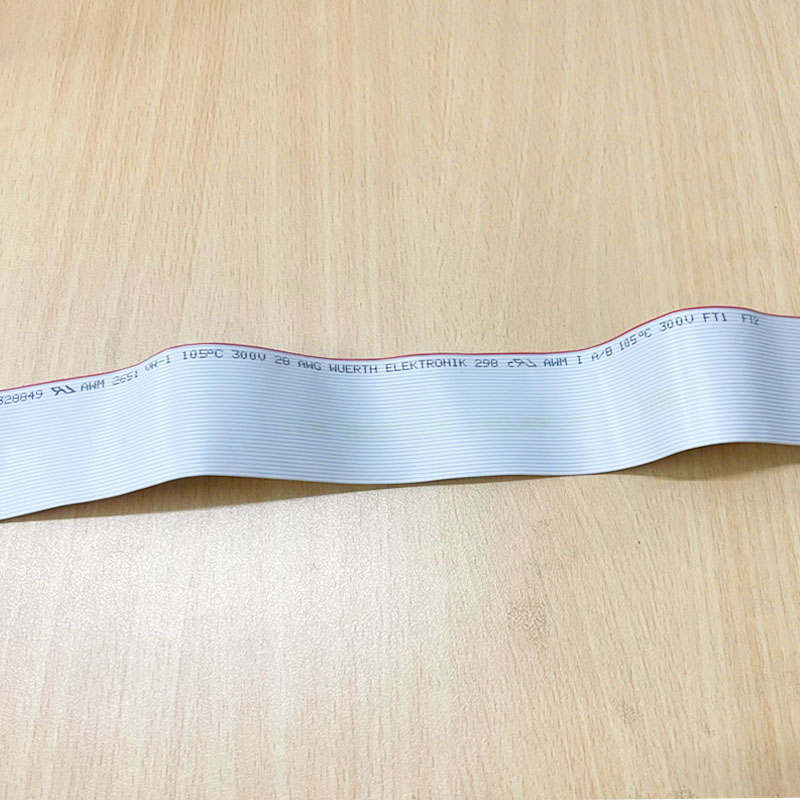 Cáp LCA M801094 Wuerth Elektronik 34 Pin Flat Ribbon IDC Female Pitch 2.54mm 2-Row Dài 0.74M Cable 34 Core E328849 28AWG AWM 2651 VW-1 105ºC 300V For Industrial Connectors Cable IDC