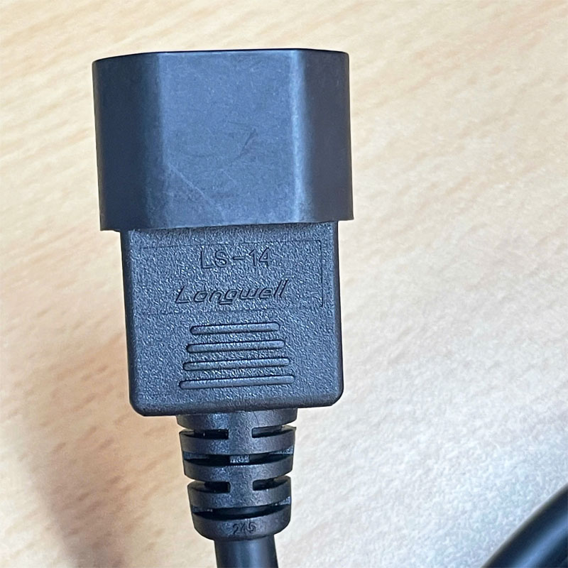 Dây Nguồn Máy Chủ LONGWELL LS-60 LS-14 AC Power Extension Cord IEC320 C13 to IEC320 C14 16AWG 3x1.0mm² 10A 250V Length 4M