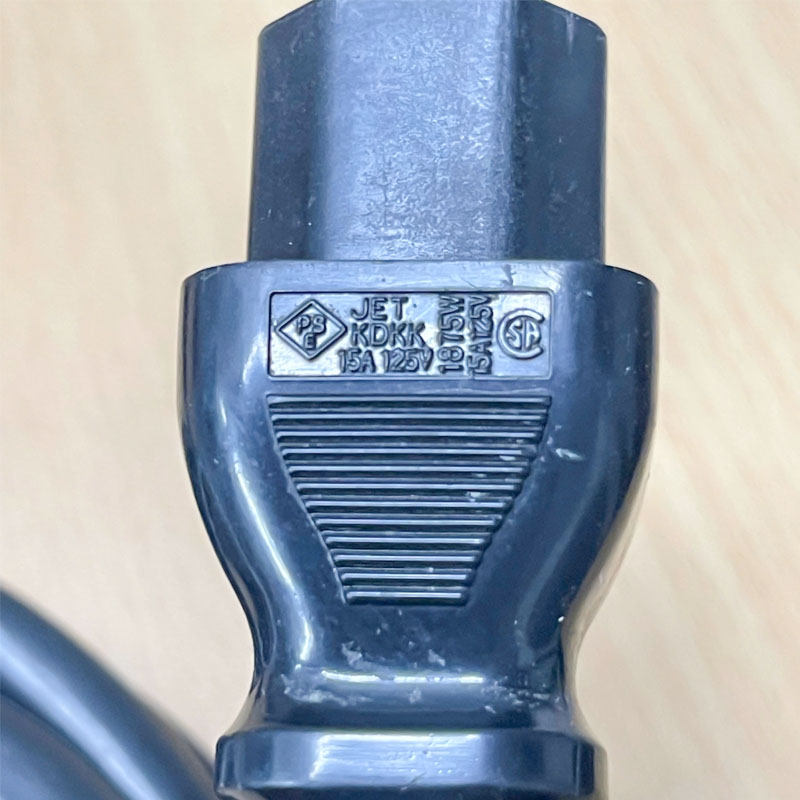 Dây Nguồn KAWASAKI KP-3000 NEMA 5-15P to C13 AC Power Cord 15A 125V 1875W 16AWG Dài 3M