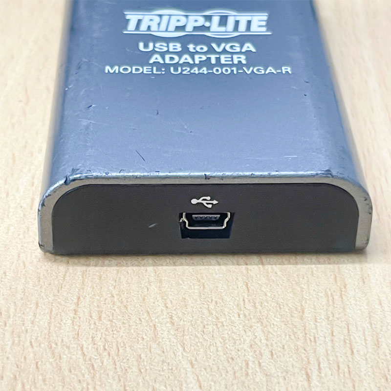 Bộ Chuyển Đổi USB 2.0 to VGA Adapter U244-001-VGA-R  Tripp Lite series USB 2.0 to VGA Dual-Monitor Adapter, 128 MB SDRAM, 1920 x 1080 (1080p) @ 60 Hz Hàng Original Theo Thiết Bị Đã Qua Sử Dụng