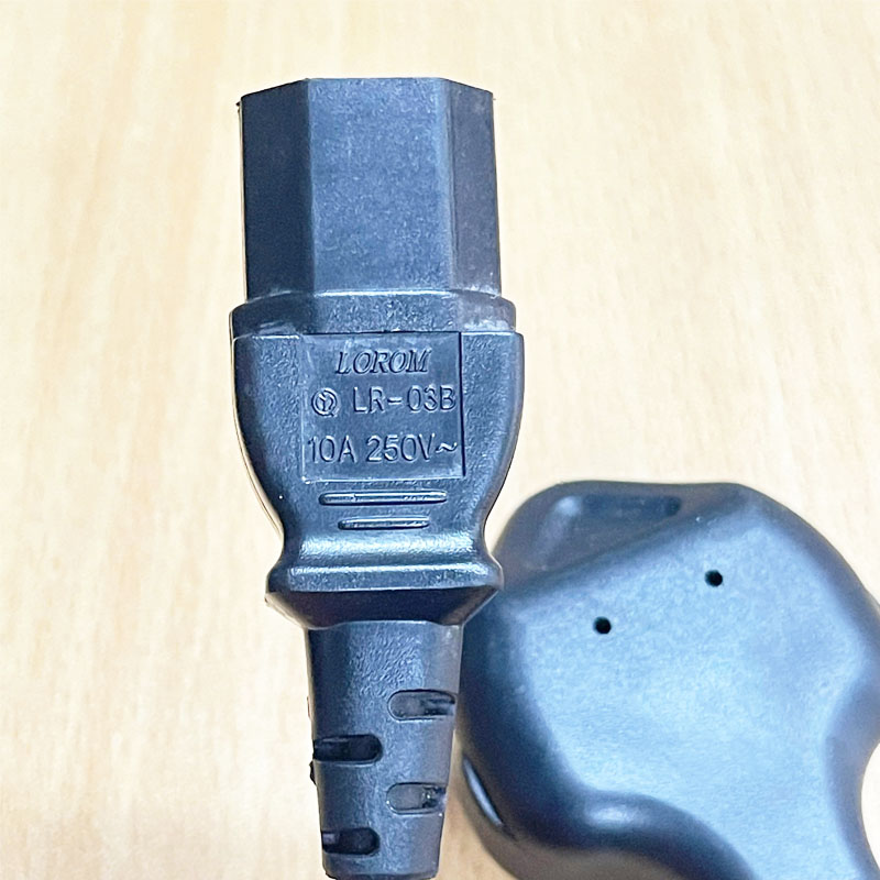 Dây Nguồn UK BS1363/A LOROM LR-33A1 LR-03B AC Power Cord to C13 10A ...