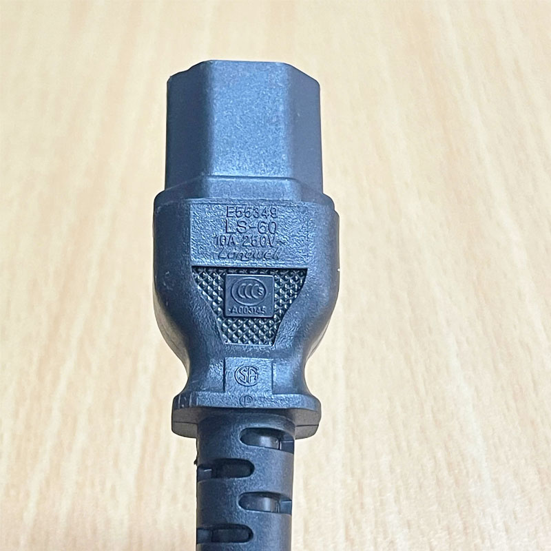 Dây Nguồn Longwell LS-60 Power Cord C13 to C14 10A 250V 17AWG 3x1.04mm² For PDU UPS And Server Computer Power Cord Cable 8.2 Ft Dài 2.5M