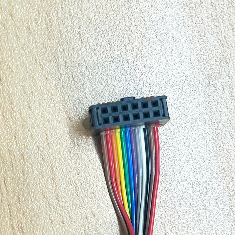 Cáp Bẹ Nhiều Màu Cầu Vồng IDC 2x6 12 Pin Flat Ribbon Cable Female to Female 2.54mm FC/FD Connector A Type 12 Pin Pitch 2.54mm Length 50cm