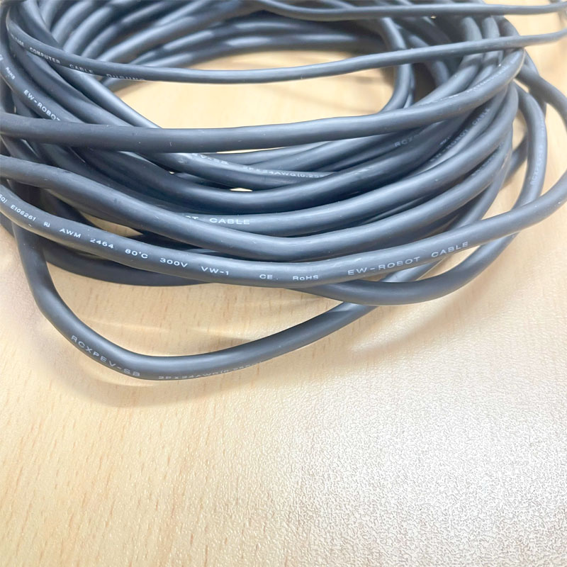 Cáp M12 12 Pin Hirose HR10A-10P-12S Female & USB2.0 to RS23 DB9 Female Cable Dài 10M For Microscope Camera Controller Box and Industrial Digital Camera
