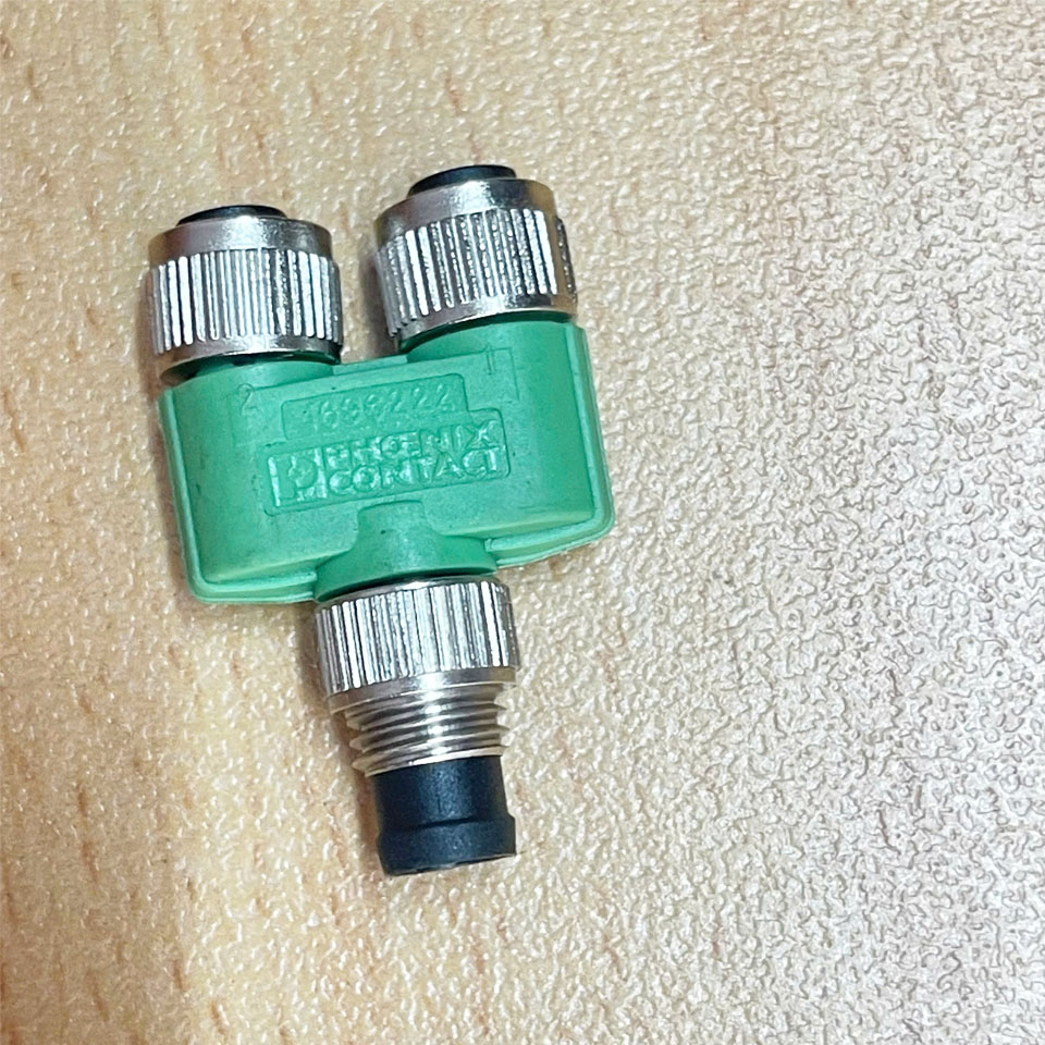 Đầu Nối Chữ Y PHOENIX CONTACT A Code M8 3 Pin M8 Y Splitter Coding A Coded 3 Pin Male to 2xFemale Screw Locking Circular Connectors