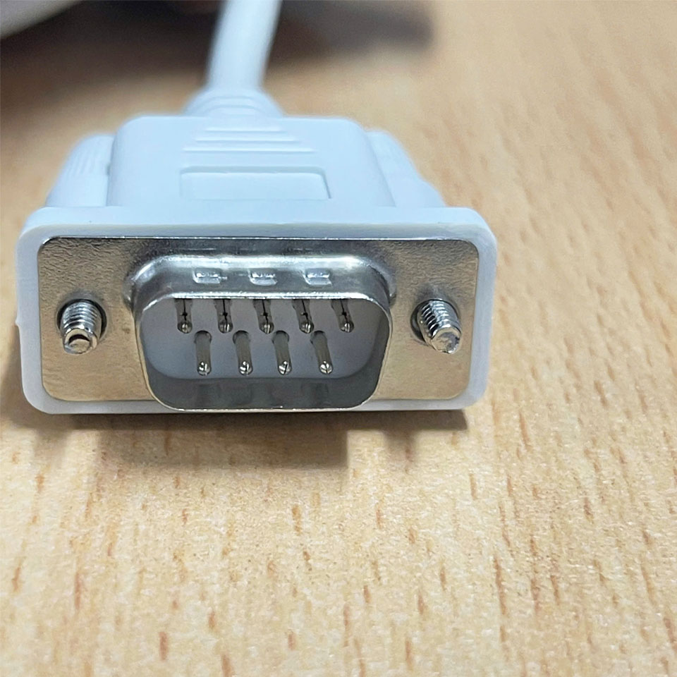 Cáp Lập Trình DELTA DOP-DVP UC-MS50-06A Dài 5M Delta DOP Touch screen to DVP series PLC Programming Cable RS232 MD8M to DB9 Male Có Chống Nhiễu Shielded