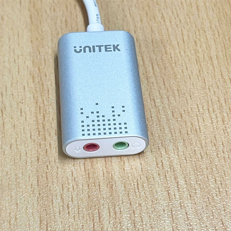 Cáp Chuyển Đổi USB2.0 -> Audio UNITEK Y-247A Dài 20Cm