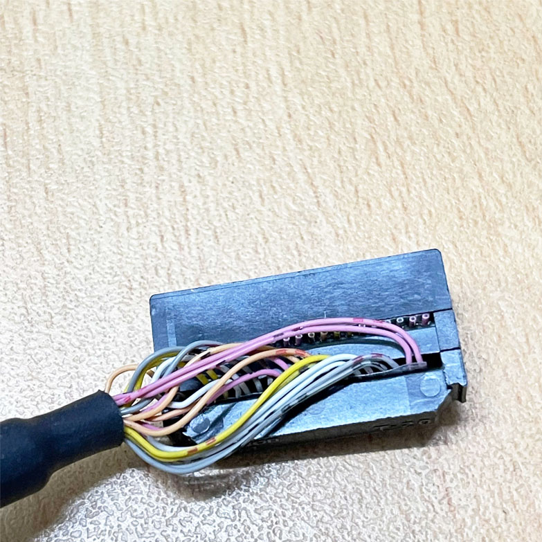 Cáp IOLINK SAMWON ACT R40H/20HH-20S-2A,1A IDC 40 Pin 2.54mm Pitch to 2 IDC 20 Pin Pitch Dài 2M For PLC XBM Breakout toSuit XBE Terminal Board