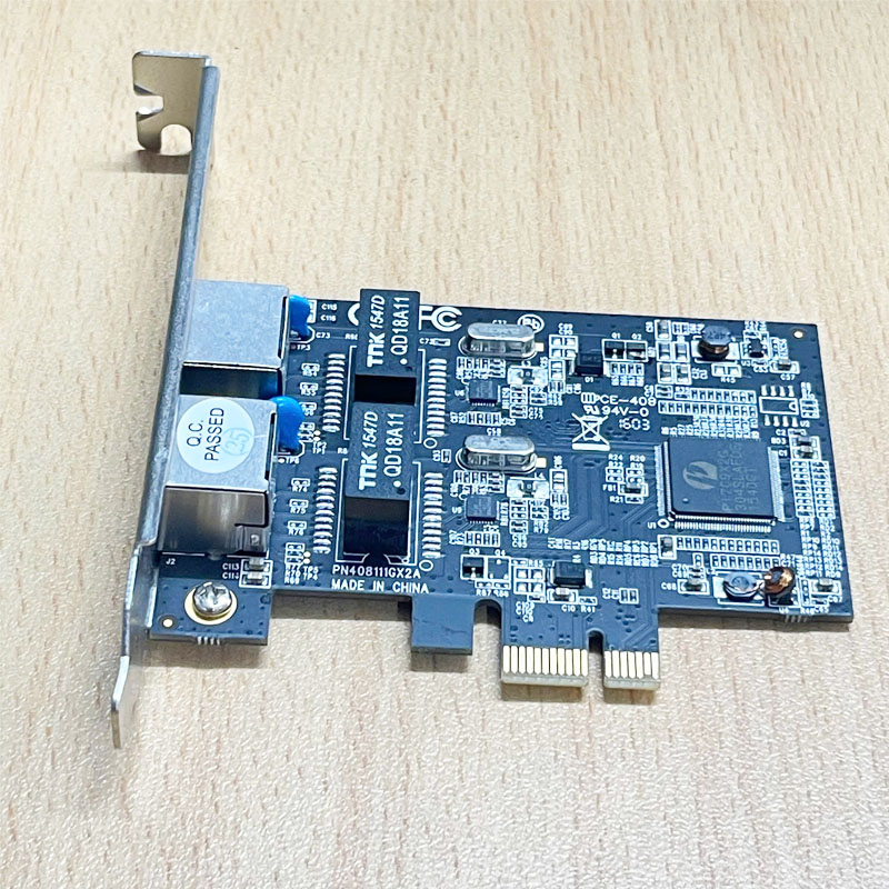 Card Mạng LAN Gigabit Netmate MSIP-REI-KWN-N-381 PCI EXPRESS CARD N-381 2 x RJ45 10/100/1000Mbps Ethernet ports For Máy Tính Công Nghiệp Advantech Industrial Computers IBCON