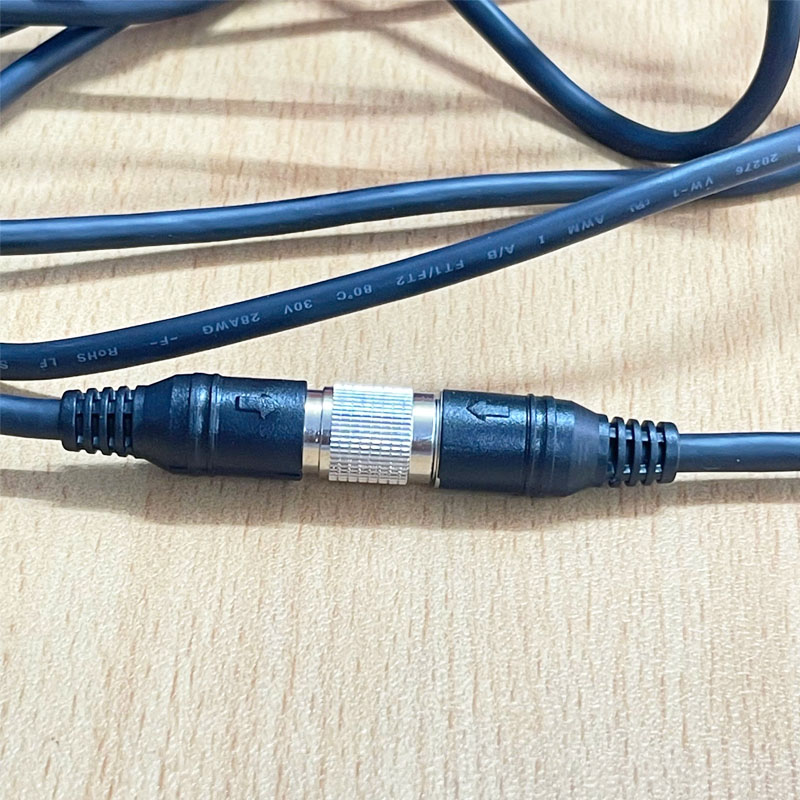 Cáp Hirose HR25-9TJ-16S 16 Pin Male to HR25-9TJ-16S(72) 16 Pin Female Cable Dài 3M Connector Plug Socket 16 Pin For Keyence Basler AVT CCD Industrial Camera