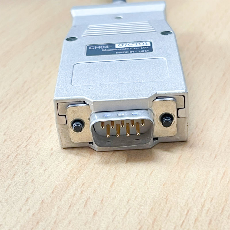 Đầu Nối Nam Châm Connector 9 Pin to RS232 DB9 Male Sony CH04-07CT01 Magnescale Hàng Original Đã Qua Sử Dụng