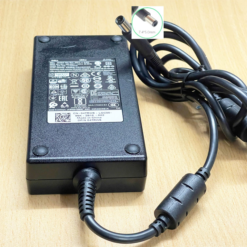 Adapter 19.5V 9.23A Dell LA180PM180 Connector Size 7.4mm x 5.0mm For Laptop Dell Gaming P89F002