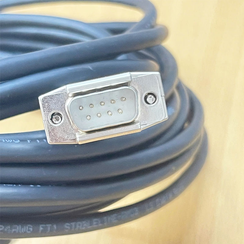 Cáp Điều Khiển RS232 DB9 Male to DB25 Female  28AWG E52853 Cable Black Length 13M
