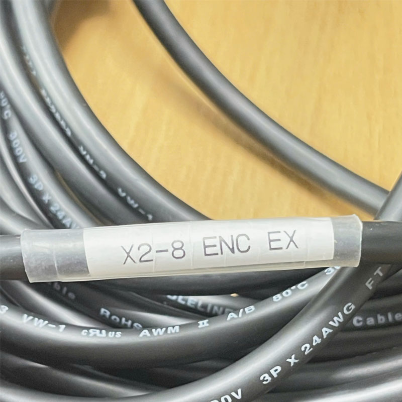 Cáp điều khiển X2-8 ENC EX Dài 15M Cable DB15 Pin D-Sub Male Metal to SM-10P 10 Pin Plug Cable 2464 E52853VN-3 VW-1 AWM II A/B  80°C 300V 3P X 24AWG FT1 STABLELINE-AMSB LS Cable RoHS